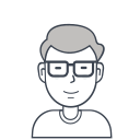 984122 avatar male man user glasses icon 1